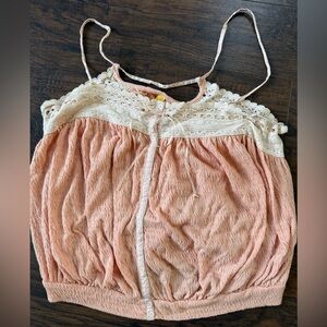 Free People Amara Tank Soft Pink L